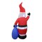 Impact Canopy Christmas Inflatable 7ft Santa with Purple Gift Bag 513001007 - alternate 3